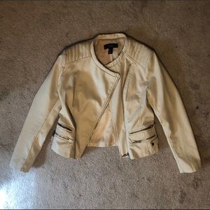 Faux leather jacket